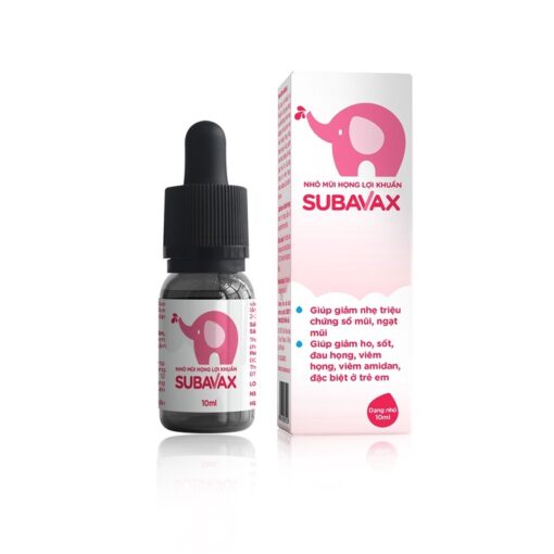 Subavax 10ml Nhỏ mũi lợi khuẩn (Hồng) á âu