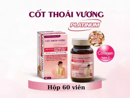 Cốt Thoái Vương Platinum giúp hỗ trợ tăng cường sức khỏe xương khớp