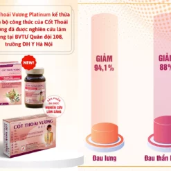 Cốt Thoái Vương Platinum giúp hỗ trợ tăng cường sức khỏe xương khớp