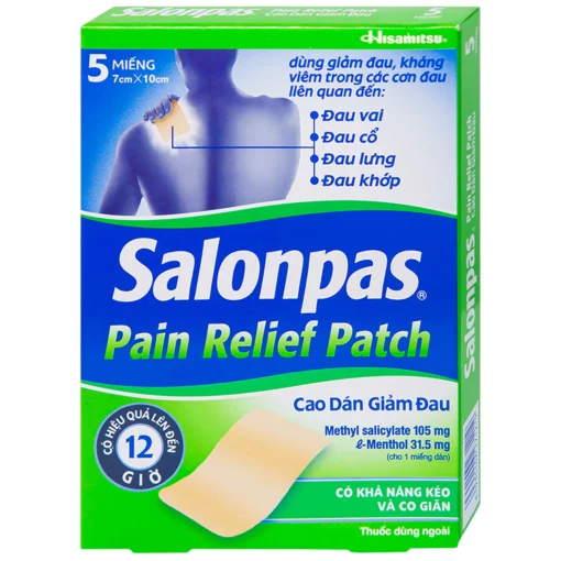 Salonpas Paine ReliefPatch (H/3miếng) (Lốc/10H) (K/240)