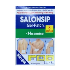 Salonsip Gel Patch (Mới) H/8túi*3m Hisamitsu