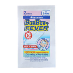 Dán hạ sốt Byebye Fever Sơ Sinh H/3gói*2lá Hồng Hisamitsu
