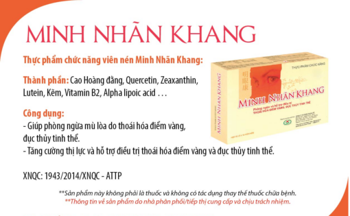Minh nhãn khang (H/3*10) á âu