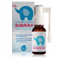 Subavax 10ml Nhỏ mũi lợi khuẩn (Hồng) á âu