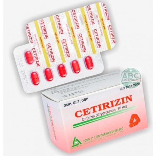 Cetirizin (H/10vỉ*10viên) Bến tre