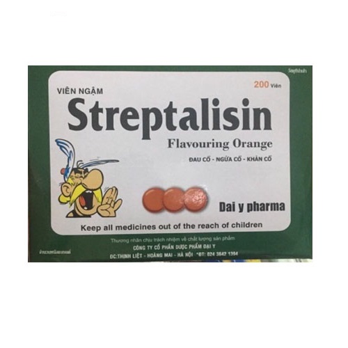 Streptalisin ngậm (H/100gói) Đại Y