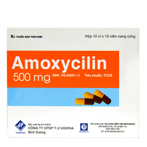 Amoxicilin 500mg (H/10*10v)