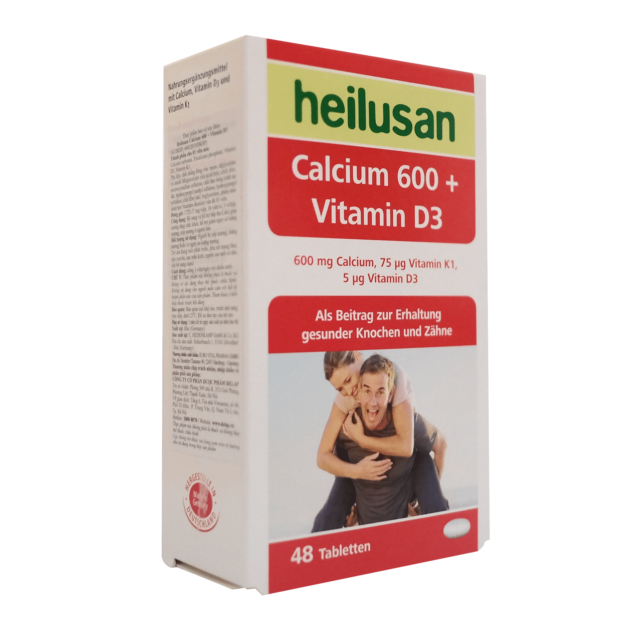 Heilusan Calcium 600+ Vitammin D3