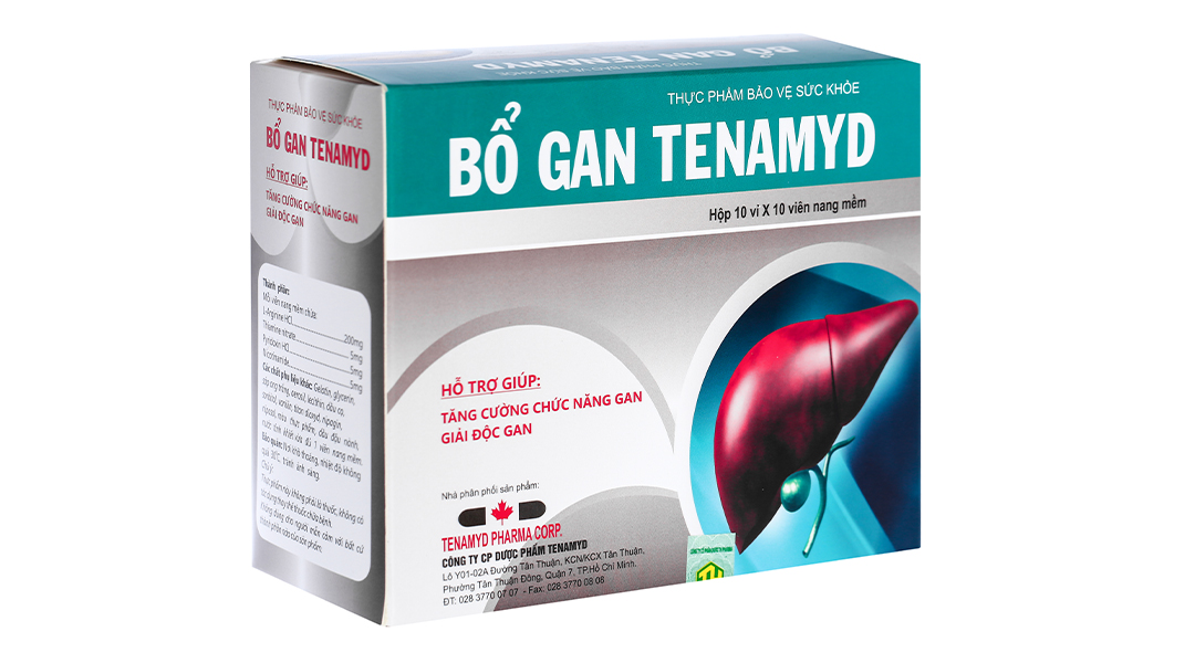 Bổ gan Tenamyd (H/10*10v) Canada