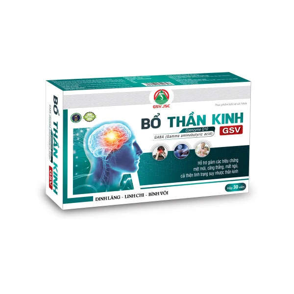 Bổ thần kinh GSV (H/3*10v) Tùng Lộc