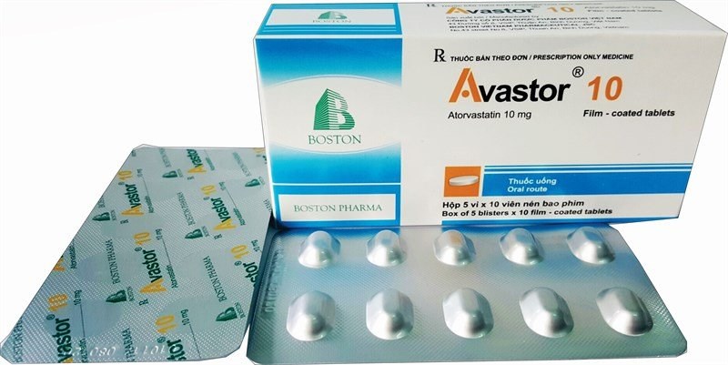 Avastor 10mg (Atorvastatin) (H/5vỉ*10) Boston