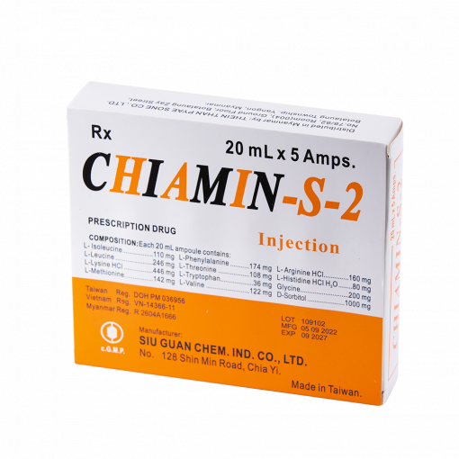 Chiamin 20ml (H/5ố) Taiwan K/360) - NK
