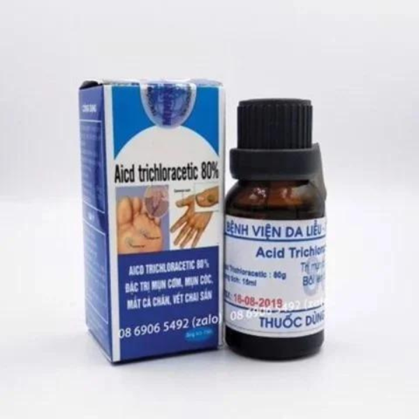 Chấm mụn cơm Aicdtrichloracetic 80% 15ml